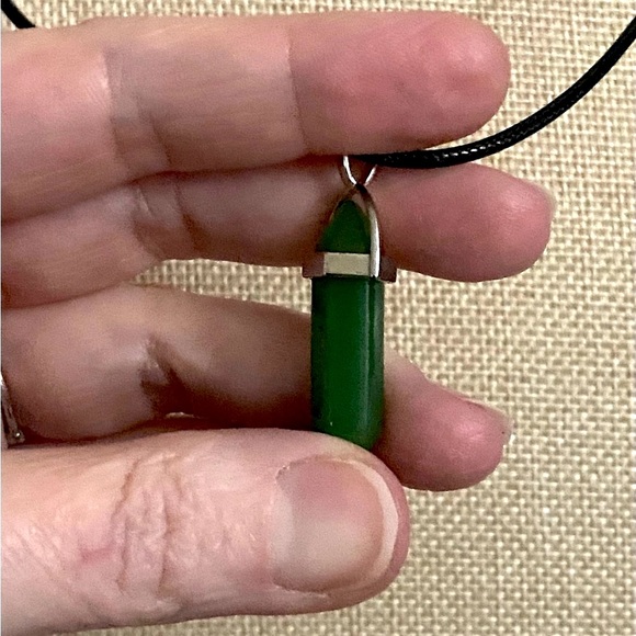 Hand Crafted Natural Stone/Crystal Pendant  Necklace Set Made By My Daughter - Picture 6 of 10